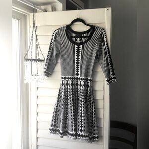 Flared Sweater Dress
